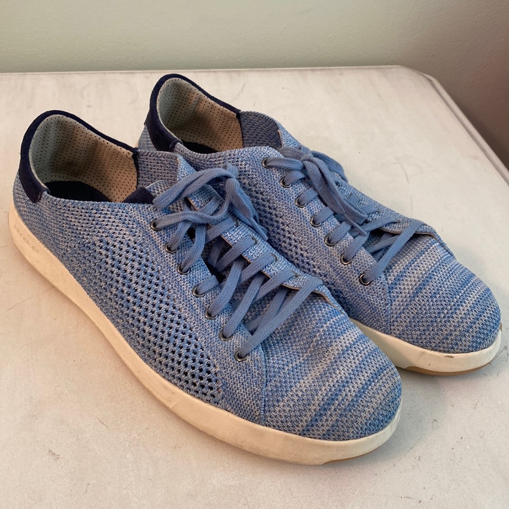 Cole Haan Grand Pro Cc29623 blue fabric shoes